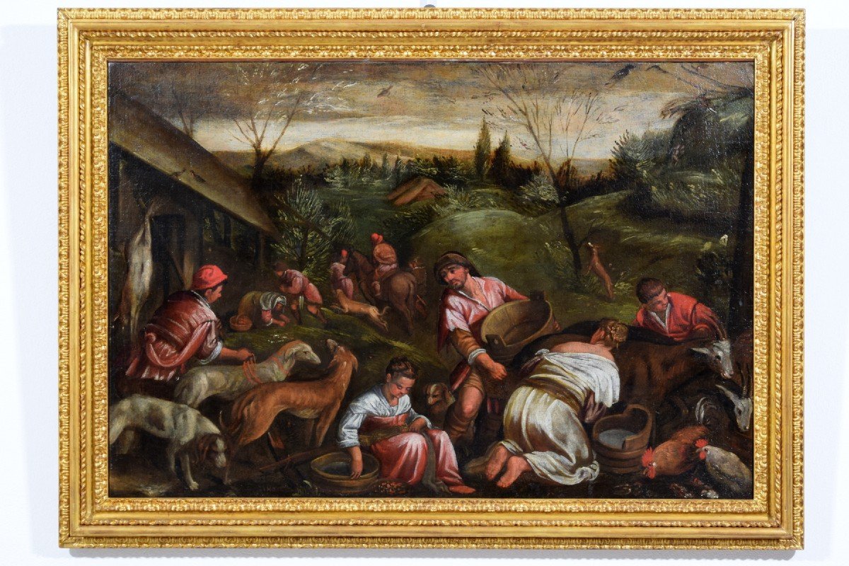 Seguace di Jacopo Bassano, Allegoria della Primavera, XVII secolo-photo-5