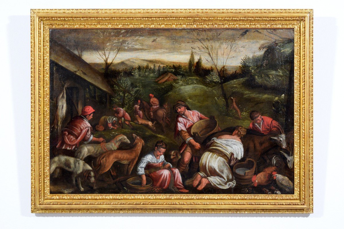 Seguace di Jacopo Bassano, Allegoria della Primavera, XVII secolo