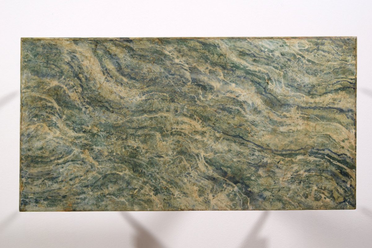 Consolle in legno laccato e dorato a mecca, Toscana, epoca neoclassica, fine XVIII secolo-photo-5