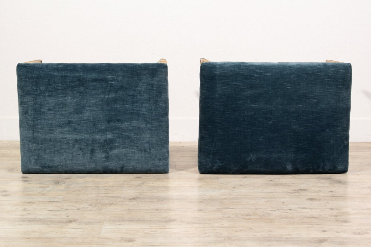 Coppia di panchetti neoclassici, Napoli, fine XVIII secolo-photo-5