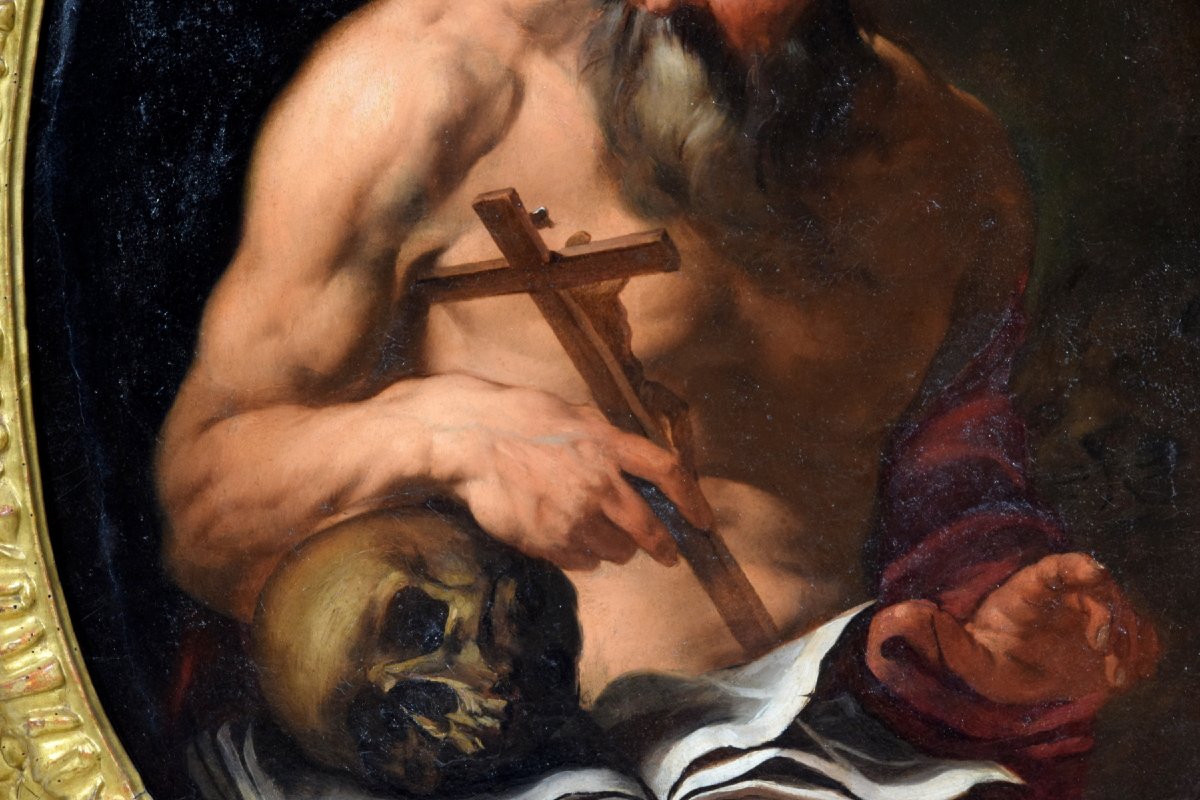 Antonio Zanchi (1631–1722), San Girolamo penitente-photo-3