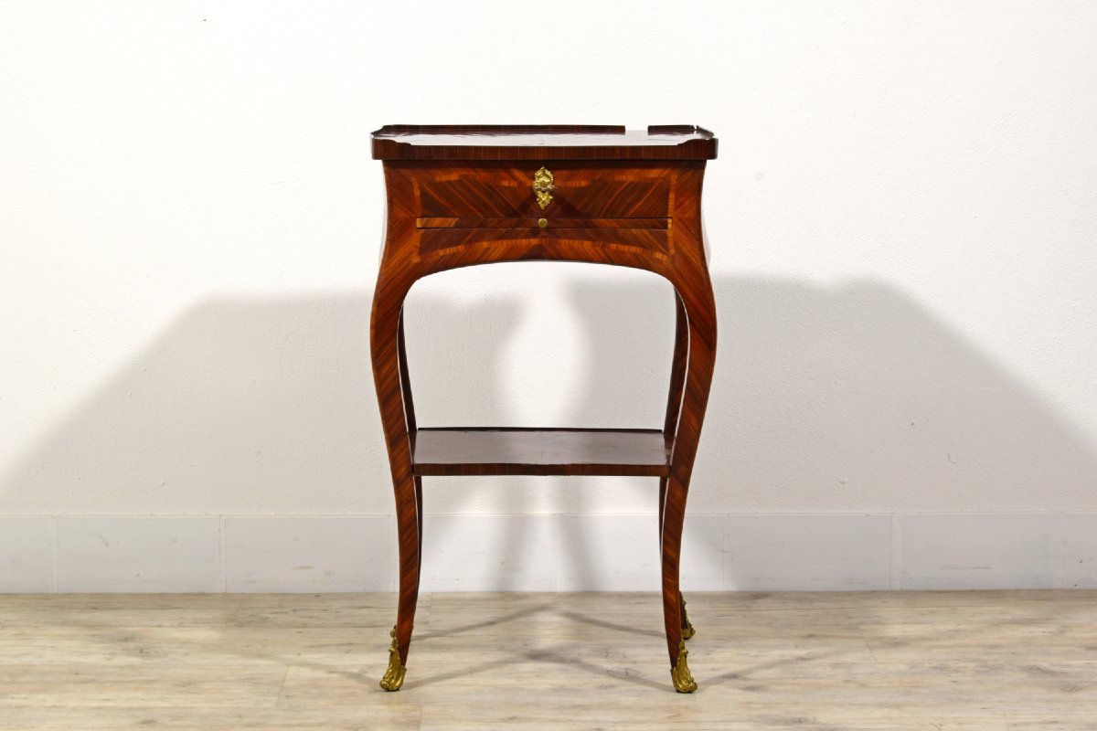 Tavolino da centro in legno lastronato, Genova, Epoca Barocchetto, metà XVIII secolo-photo-8