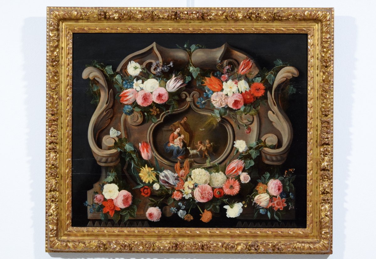 Jan van Kessel I e Jan van Balen, Natura morta, prima metà del XVII secolo-photo-3