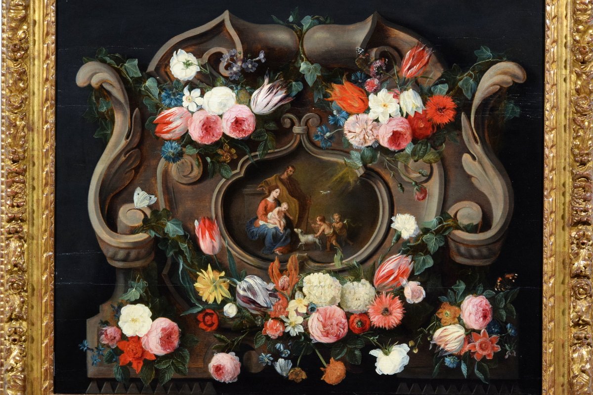 Jan van Kessel I e Jan van Balen, Natura morta, prima metà del XVII secolo-photo-4