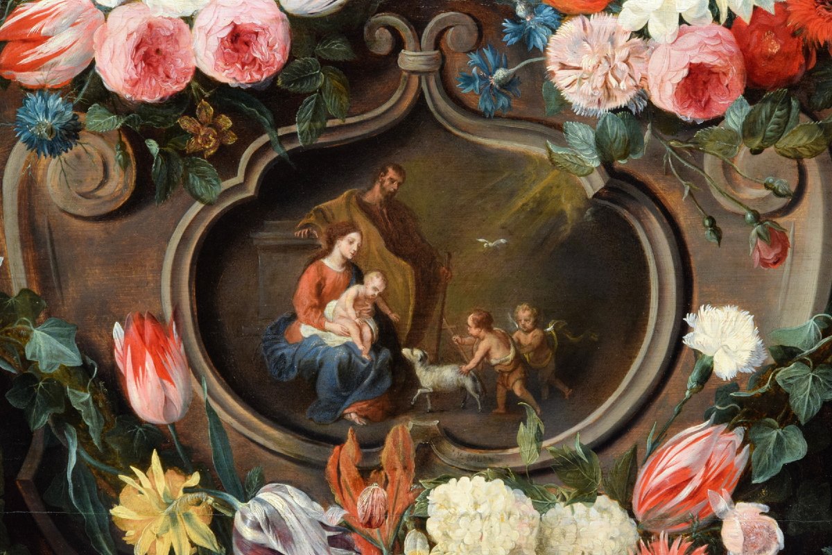 Jan van Kessel I e Jan van Balen, Natura morta, prima metà del XVII secolo-photo-7