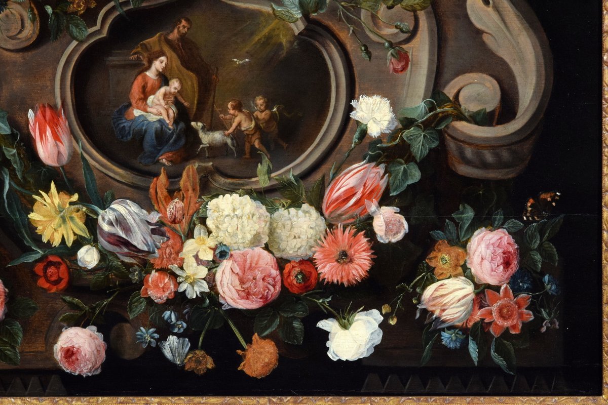 Jan van Kessel I e Jan van Balen, Natura morta, prima metà del XVII secolo-photo-8