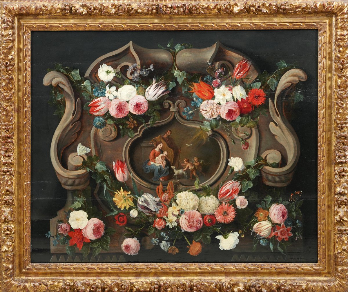 Jan van Kessel I e Jan van Balen, Natura morta, prima metà del XVII secolo