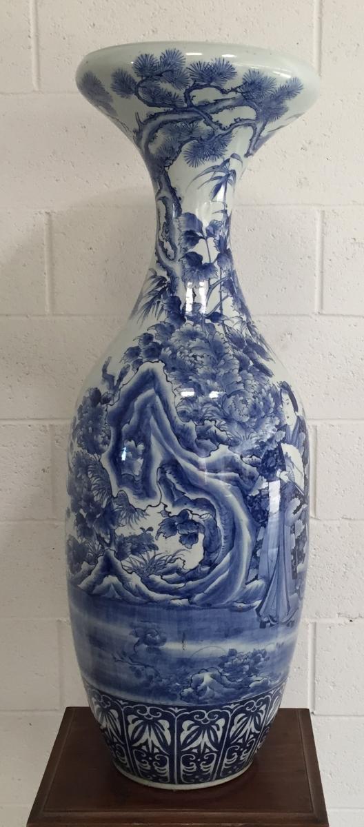 Vase en porcelaine peinte, Japon, fin XVIIIe siècle - début XIXe siècle
