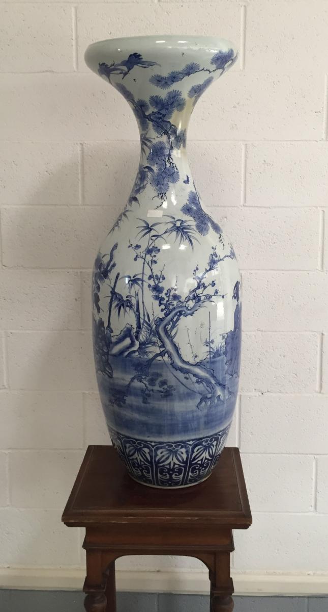 Vase en porcelaine peinte, Japon, fin XVIIIe siècle - début XIXe siècle-photo-2