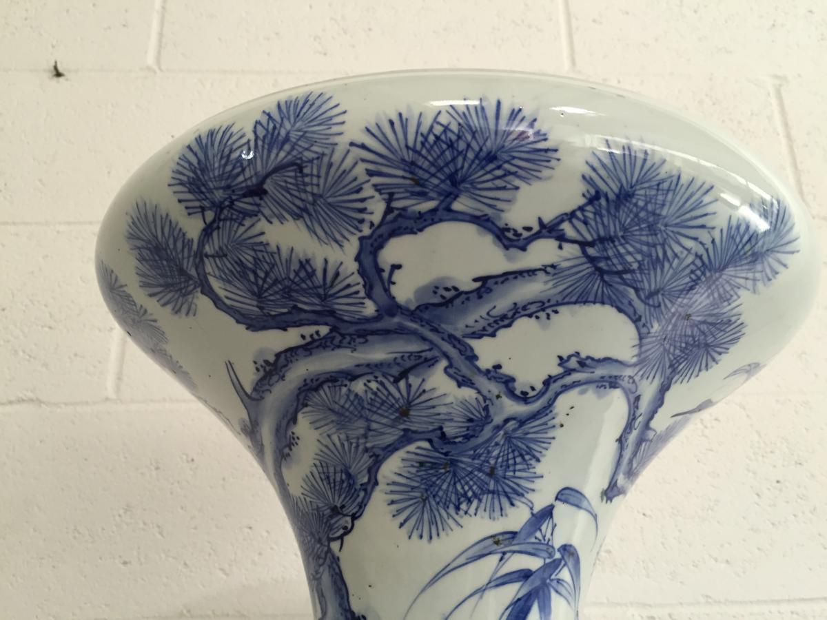 Vase en porcelaine peinte, Japon, fin XVIIIe siècle - début XIXe siècle-photo-4