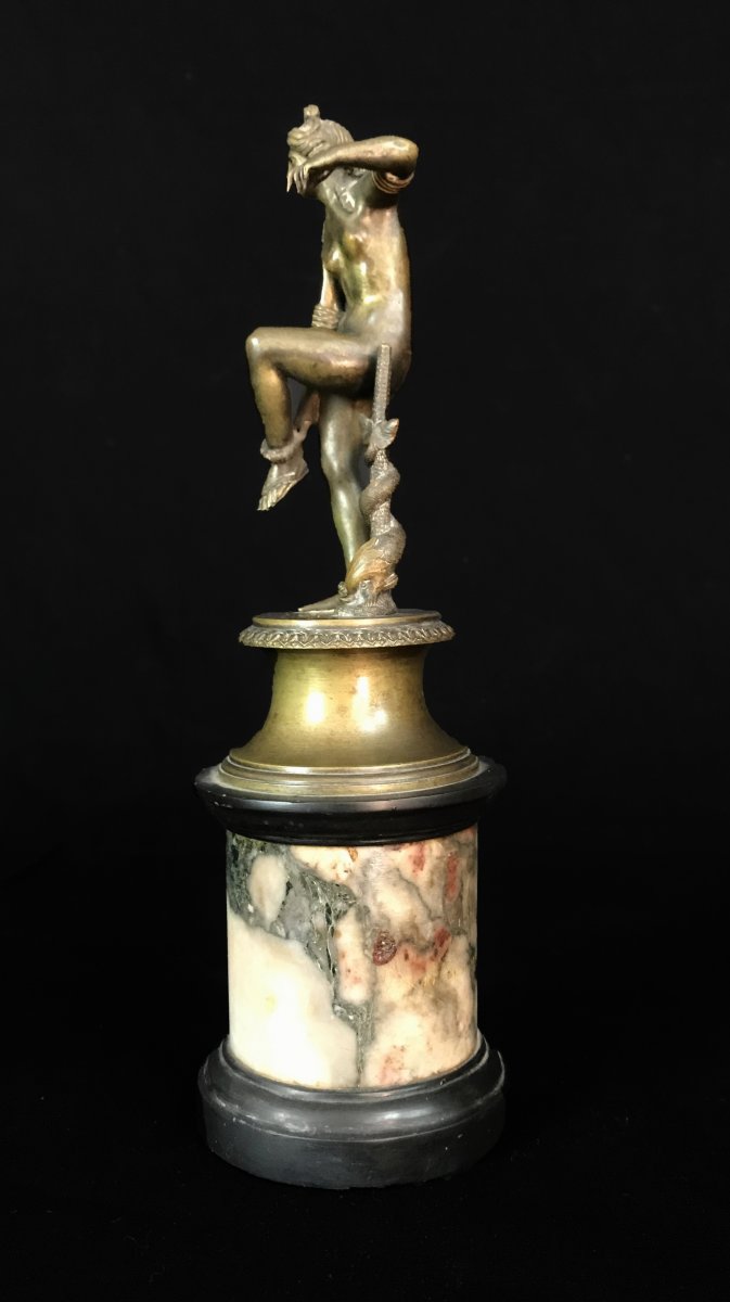 Sculpture En Bronze Représentant Vénus Qui Enlève Son Santal, Italie, Fin XVIII Siècle-photo-2