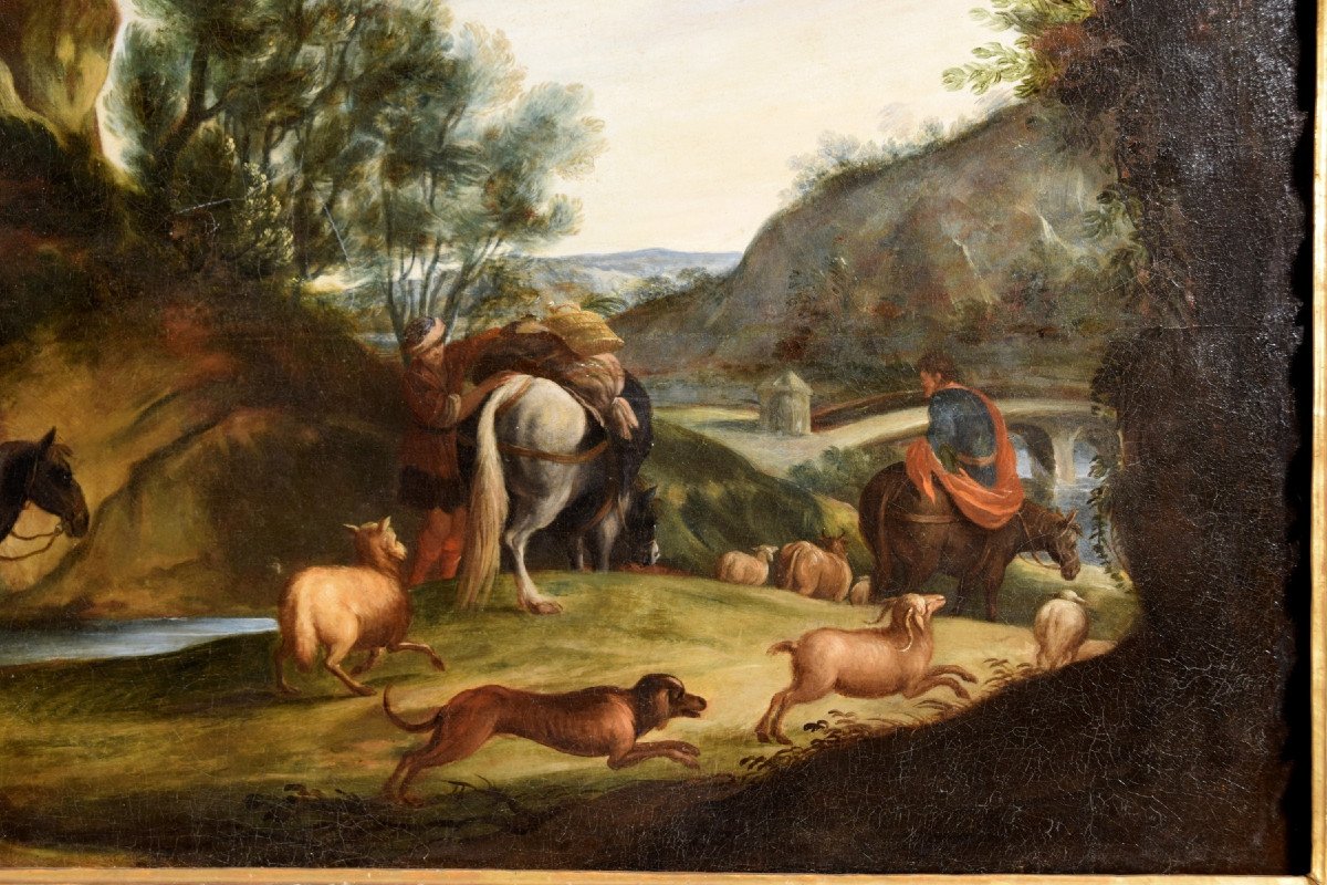 Pier Francesco Cittadini, Giacobbe e la sua famiglia si recano in Egitto, XVII secolo-photo-8
