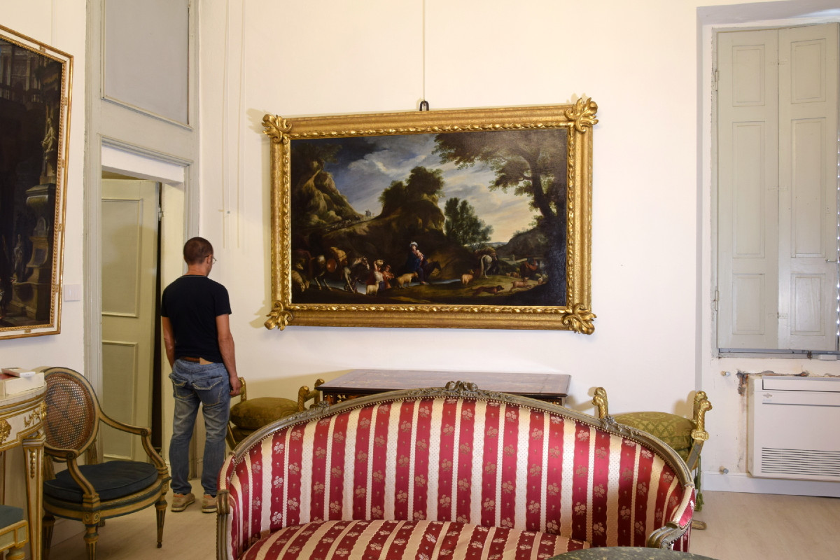 Pier Francesco Cittadini, Giacobbe e la sua famiglia si recano in Egitto, XVII secolo-photo-8