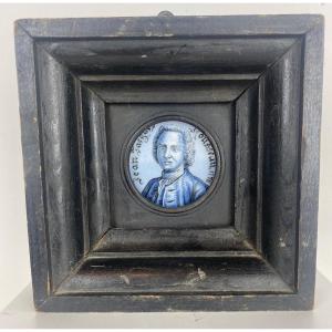 Jj Rousseau Porcelain Medallion XVIII.