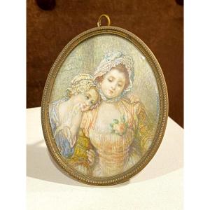 Miniature By M. Guillermin.