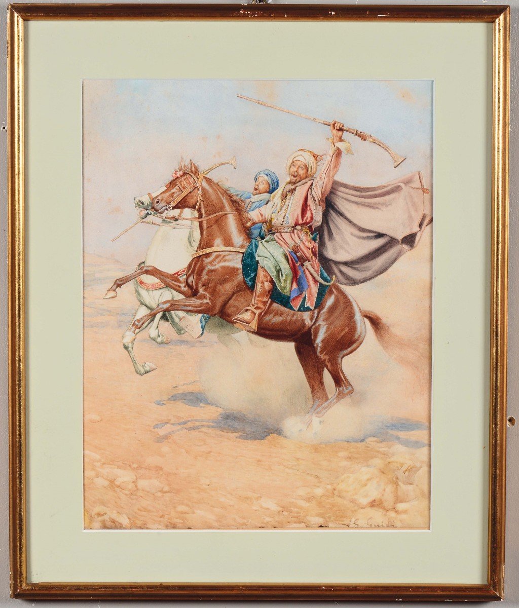 Turkish Knights On Horseback, 20th Century