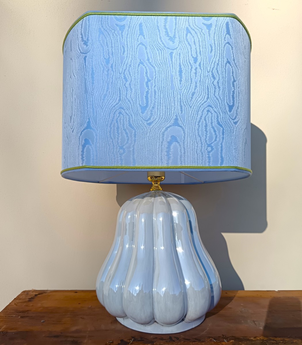 Coppia lampade 1960 “Zucche” in ceramica-photo-2