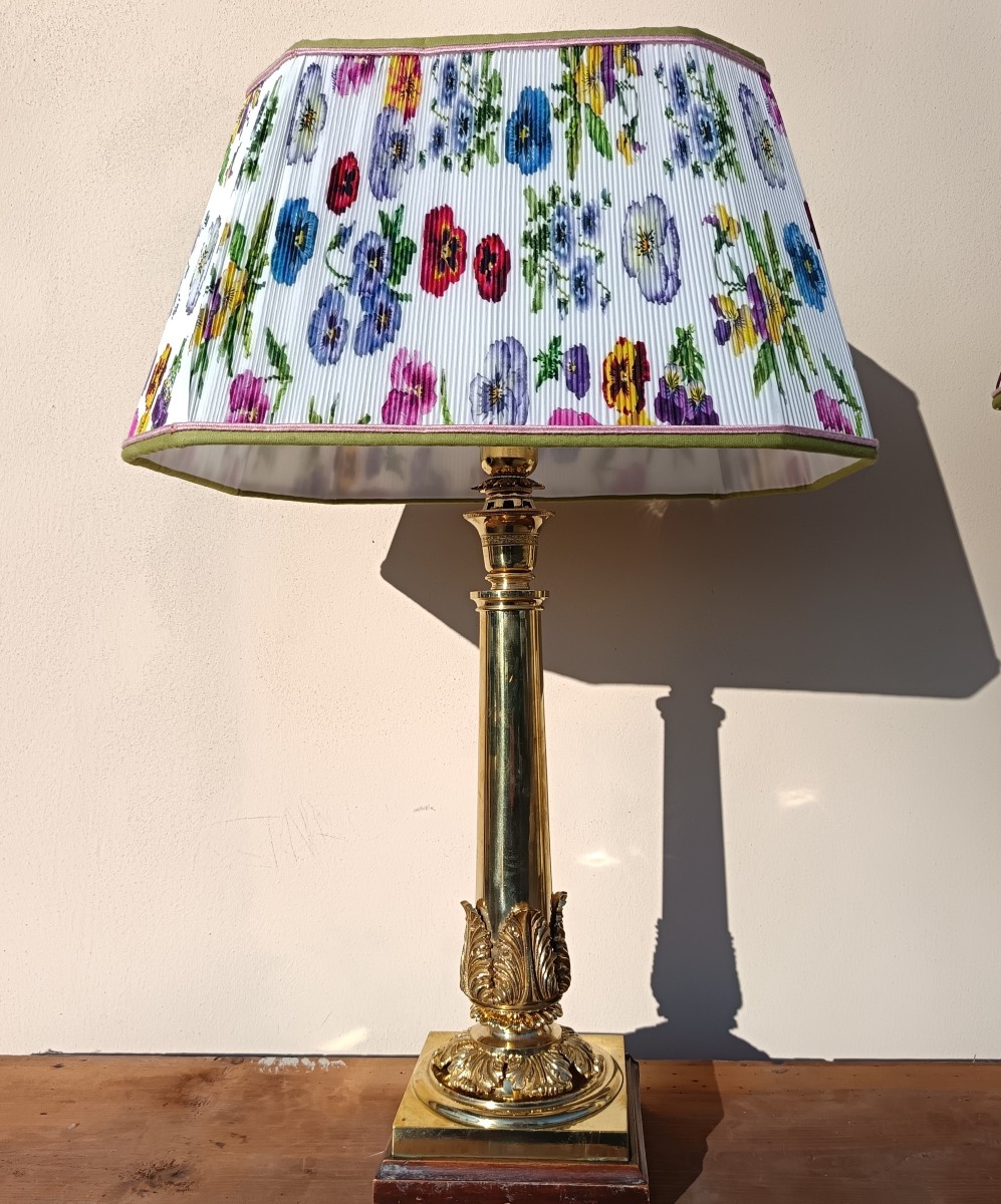 2 lampade in fusione di bronzo – fine Ottocento-photo-4