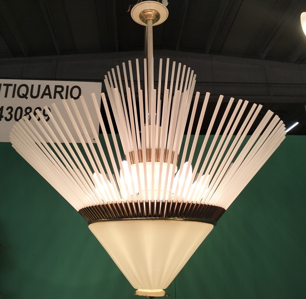 Lampadario Murano 1970 Gaetano Sciolari