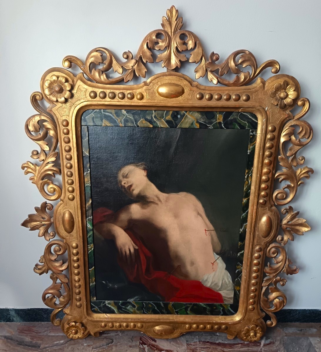 Olio su tela San Sebastiano del ’600 – Seguace del Carracci