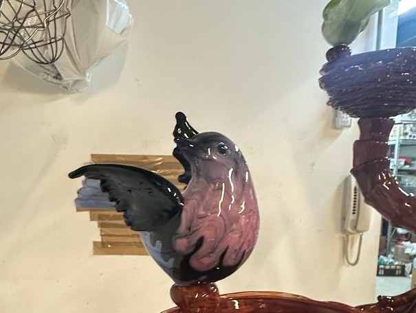 Coppia di lampadari Murano modello Ca’ Rezzonico 1960-photo-3