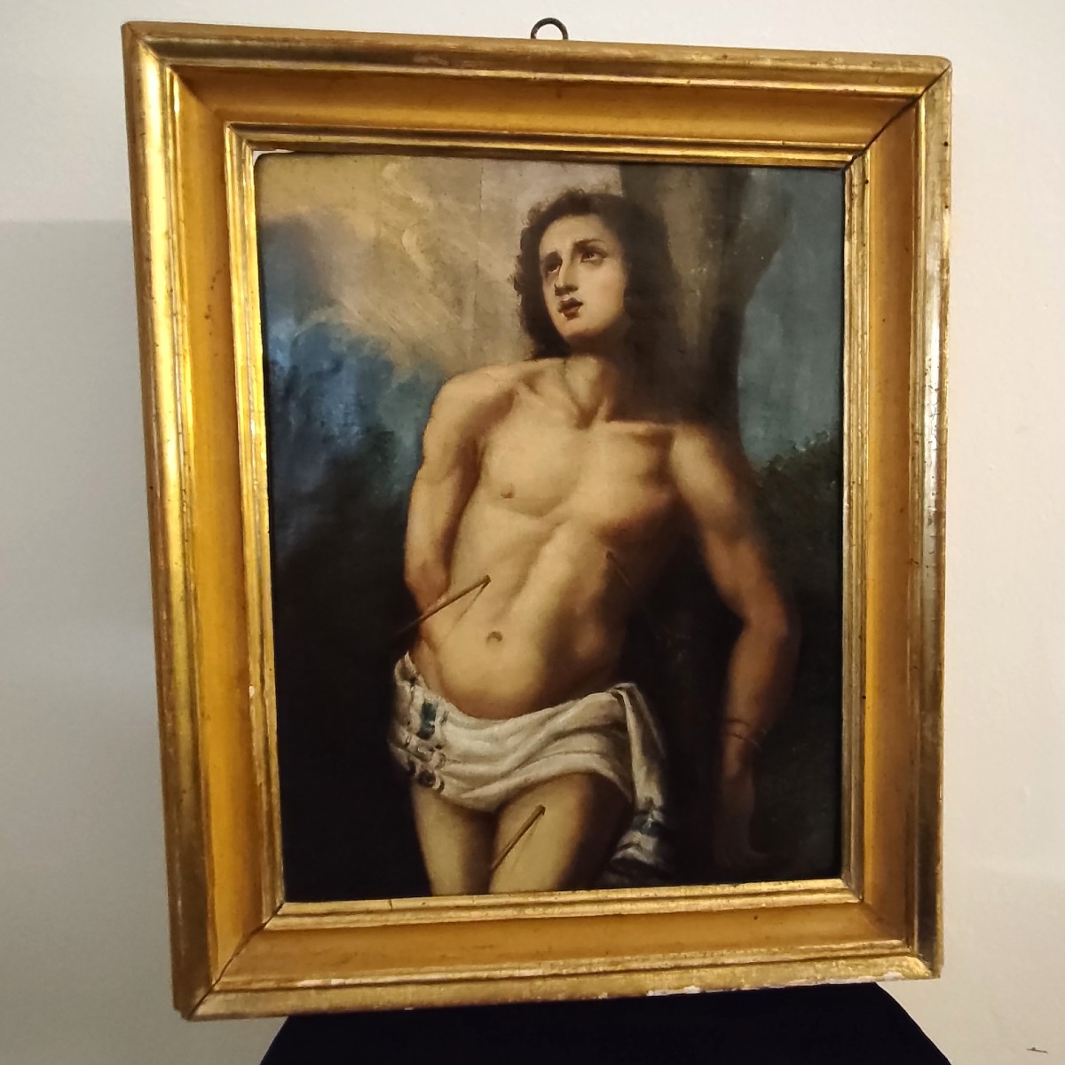 Olio su tela su tavola fine 500 – San Sebastiano