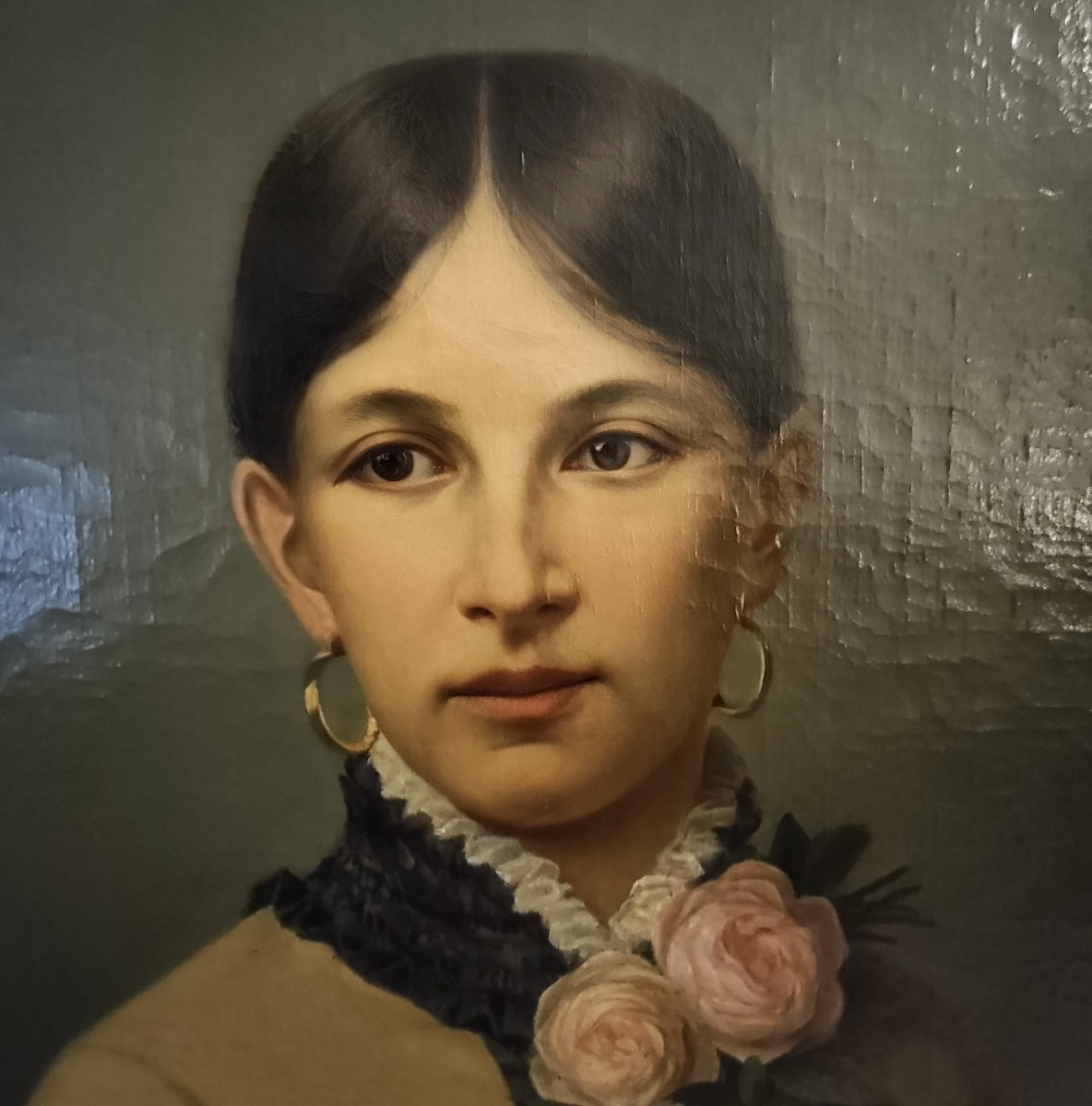 Olio su tela 1850 – Nobildonna-photo-3