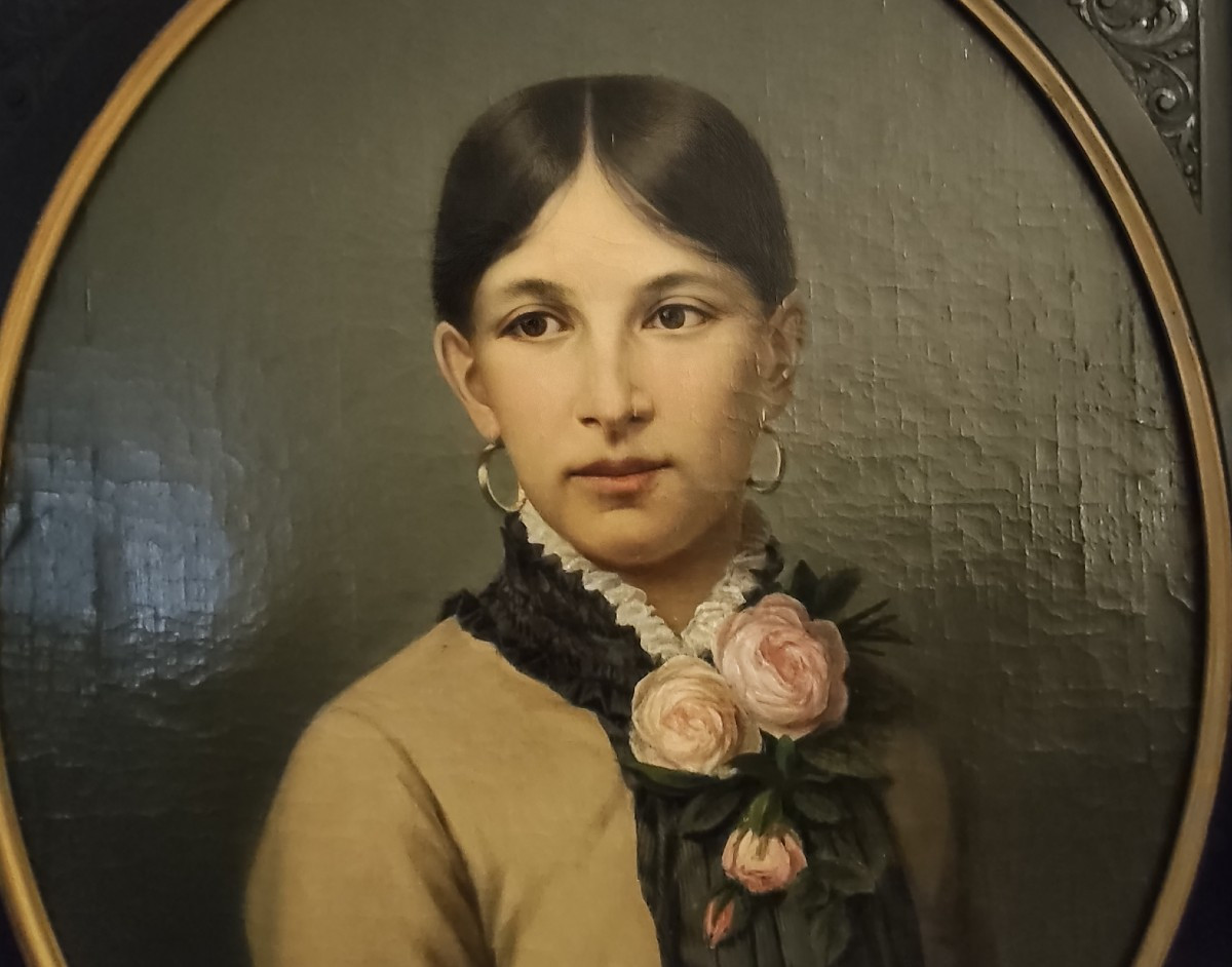 Olio su tela 1850 – Nobildonna-photo-2