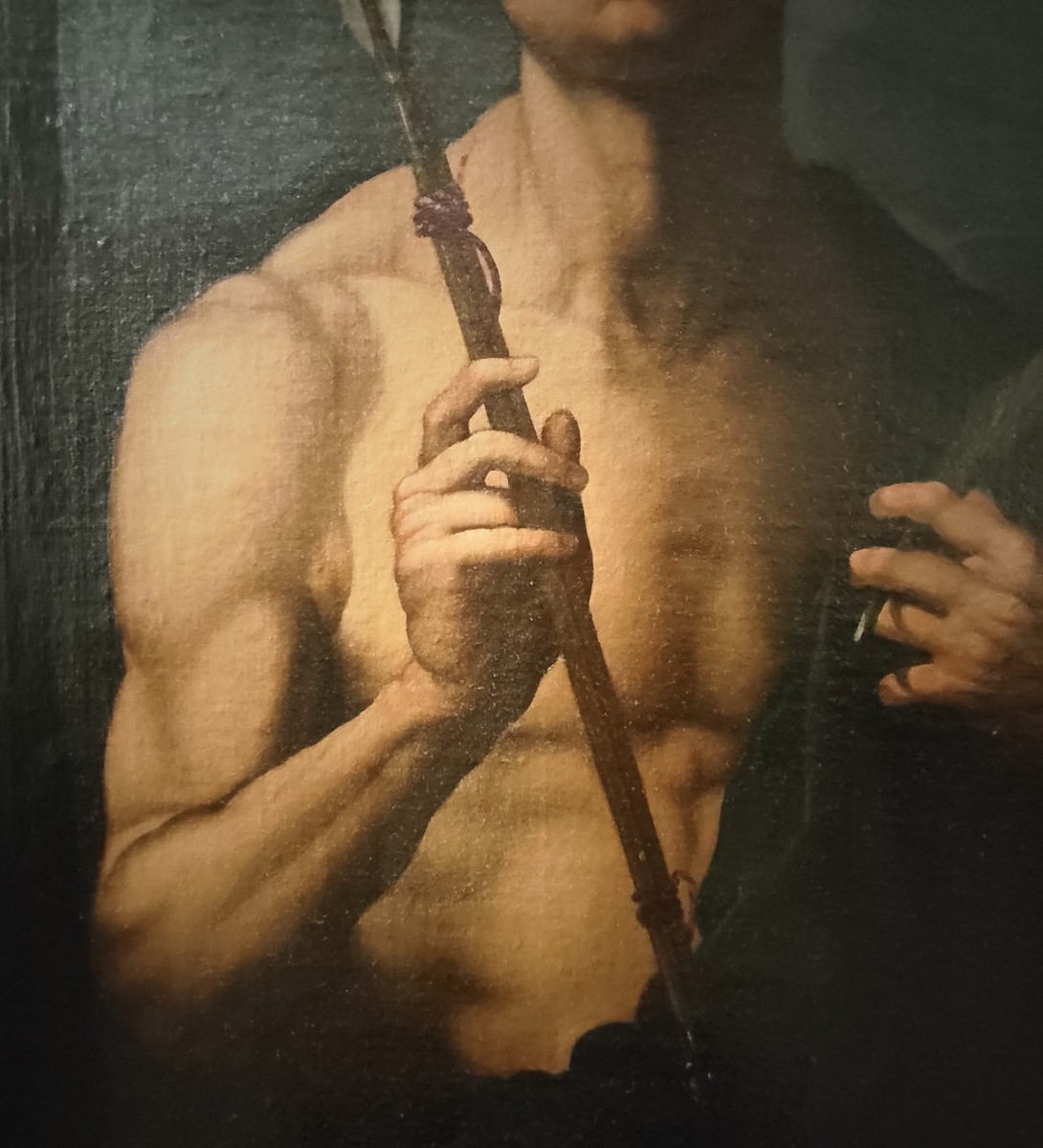 Olio su tela San Sebastiano primo ’700-photo-2