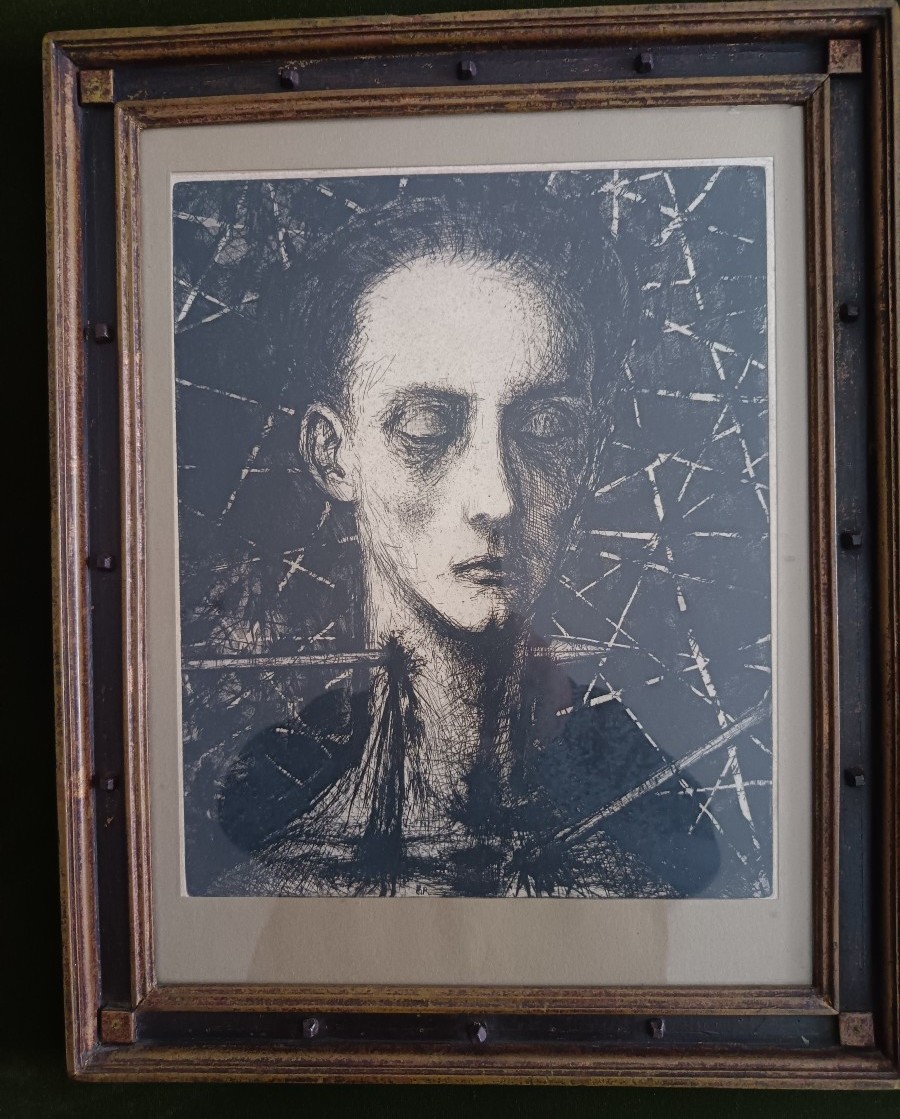 Incisione di San Sebastiano 1911 di Odilon Redon-photo-2