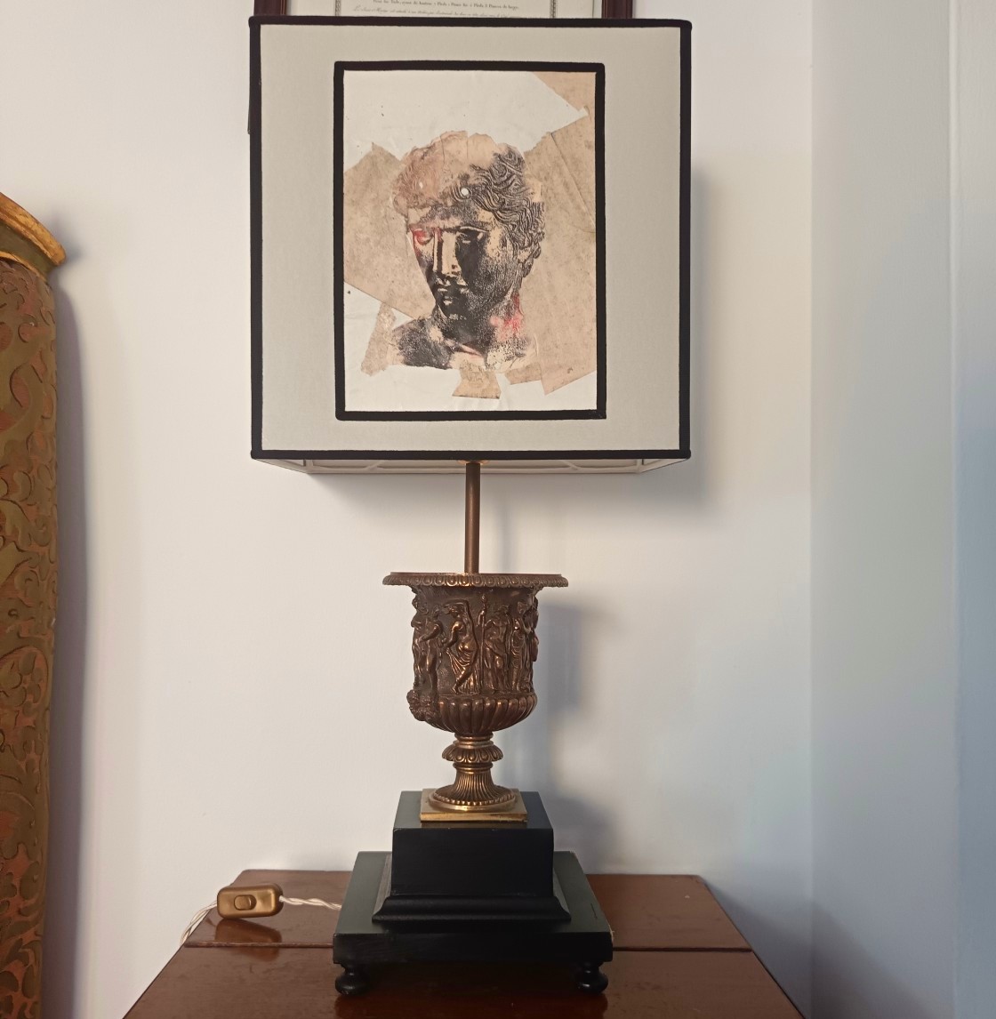 Coppia di paralumi in bronzo 1920 – Gran Tour-photo-3