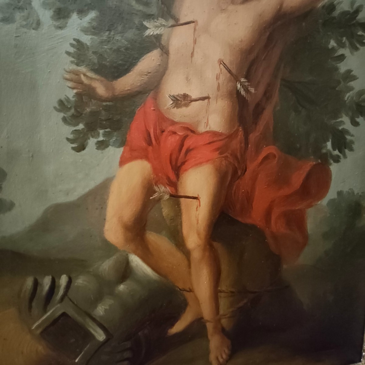 Olio su Tavola di San Sebastiano, Fine ’800-photo-3