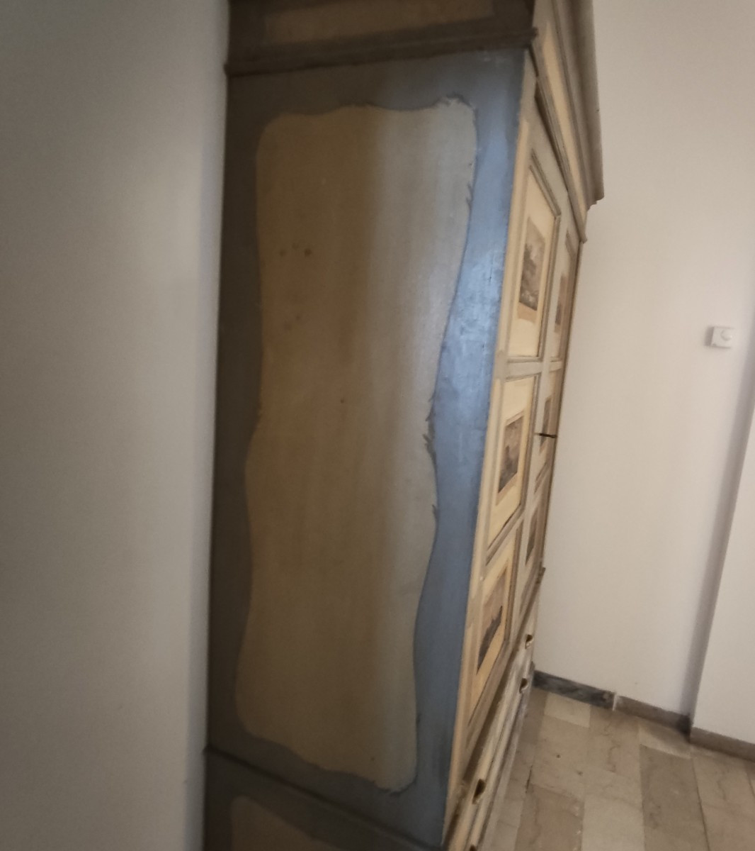 Armadio Dipinto Bolognese dell'800-photo-3