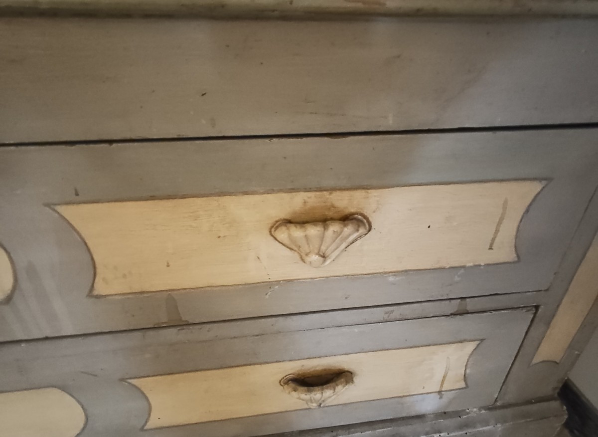 Armadio Dipinto Bolognese dell'800-photo-5