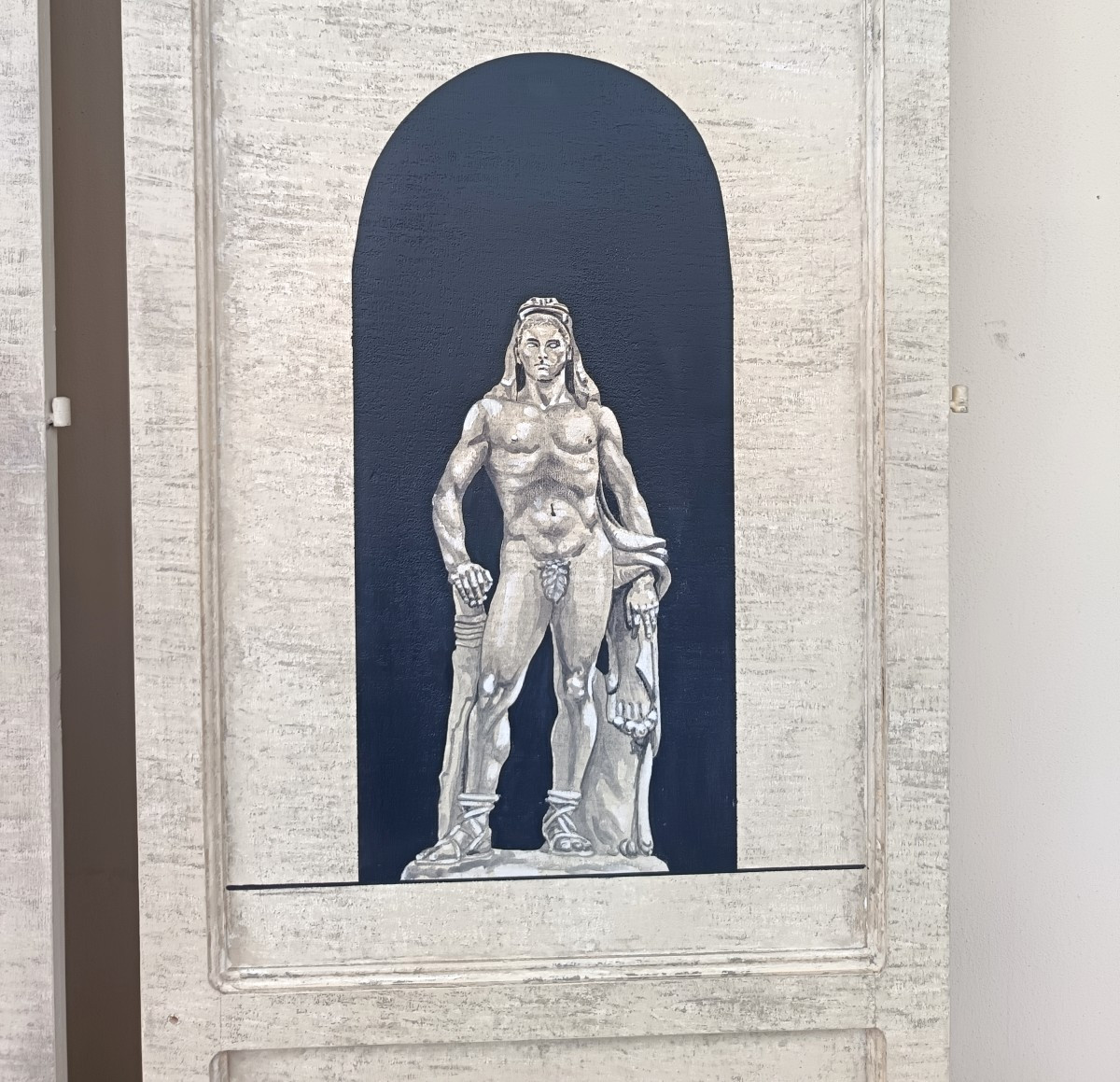 7 Pannelli da parete boiserie laccato 1940 discipline sportive-photo-6