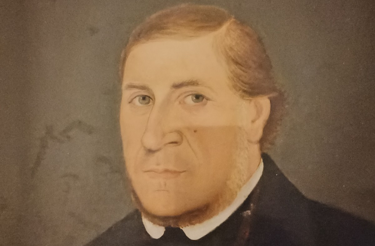 Olio su tela del 1800 il Notaio-photo-2