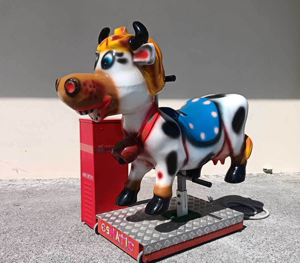 Giostra meccanica del 1980 elettrica la mucca-photo-1