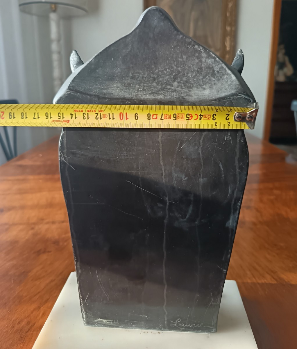 Scultura Art Decò in bachelite firmata Lee Oscar Lawrie-photo-1