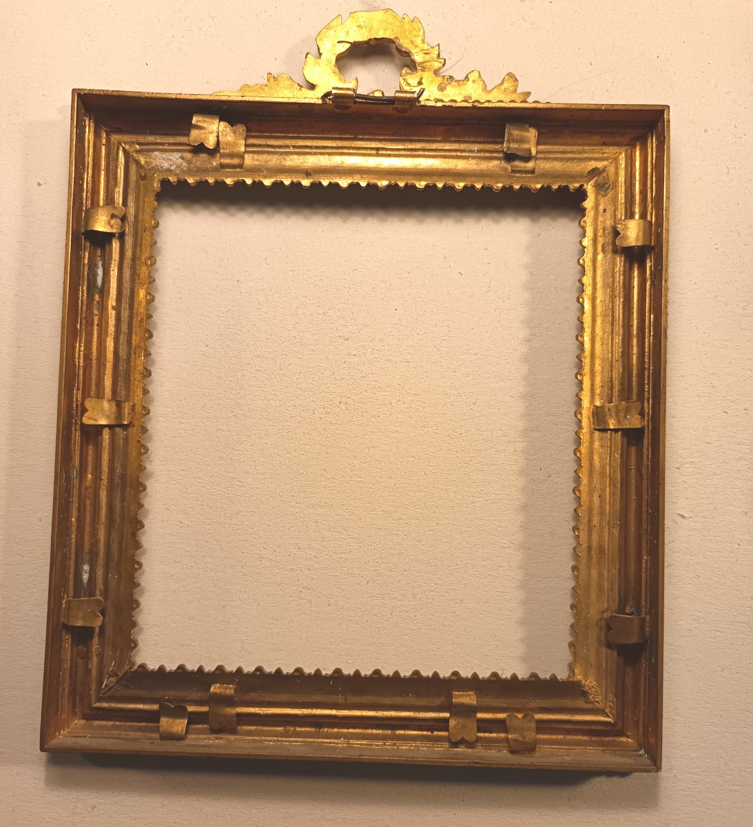 Cornice da viaggio in bronzo dorato 1790-photo-1