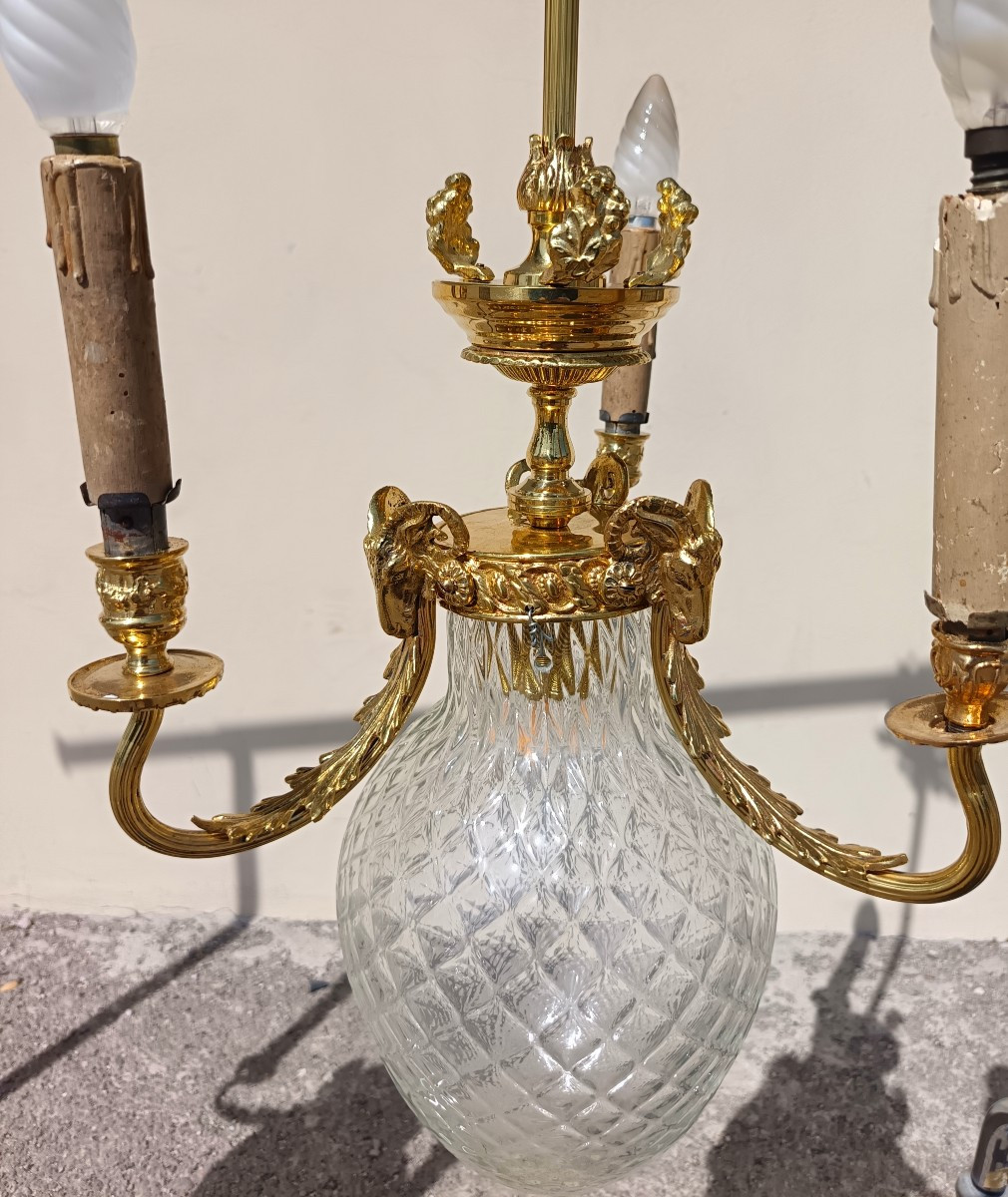 Coppia lampadari Umbertini 1840 Torino-photo-3