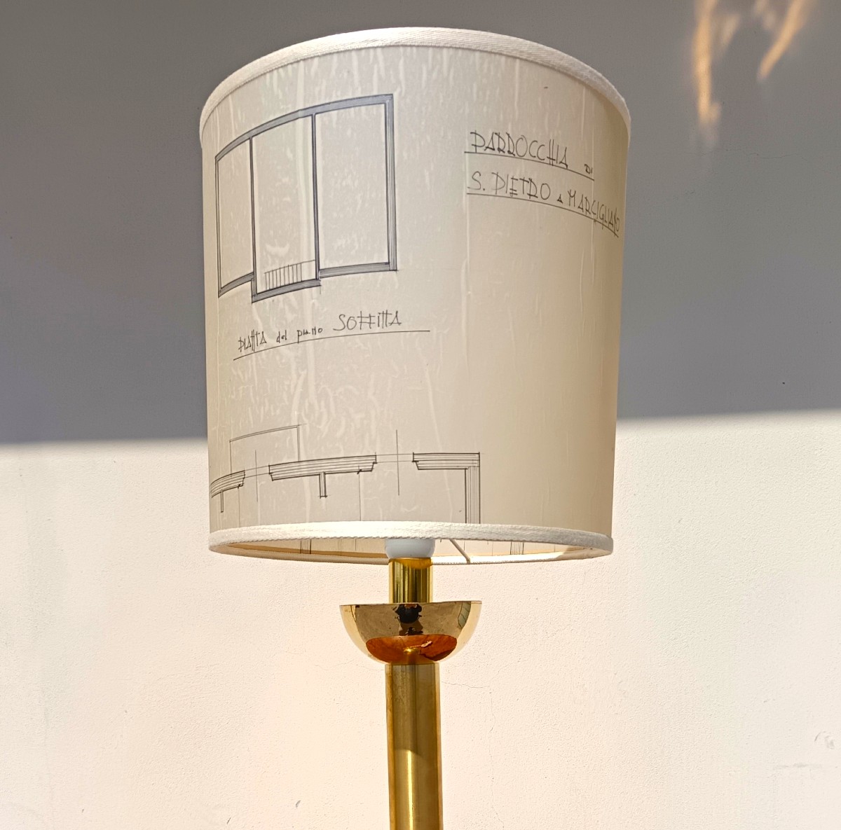 Lampada in bronzo Razionalista 1930-photo-1