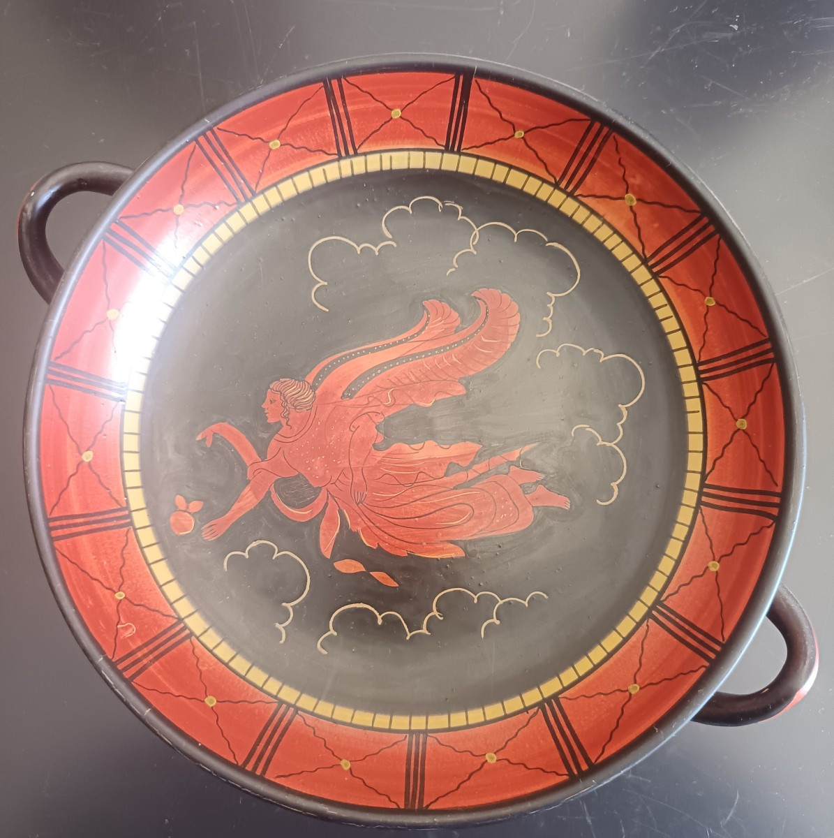 Trittico di vasi Deruta 1930-photo-4