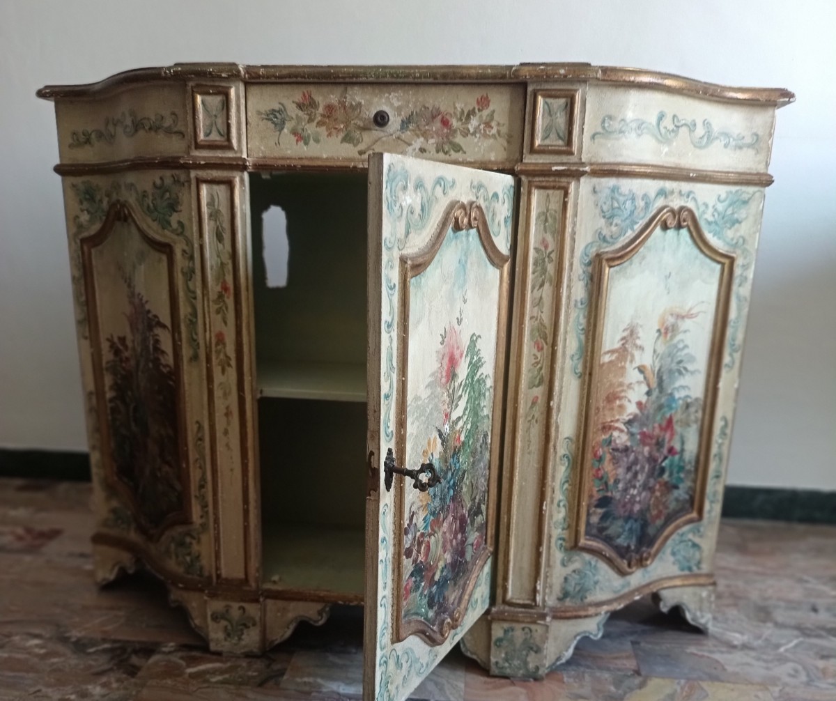 Mobile veneziano laccato inizio XX secolo-photo-1