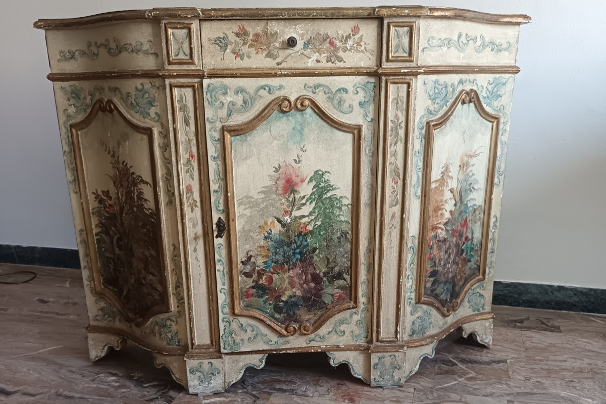 Mobile veneziano laccato inizio XX secolo-photo-2