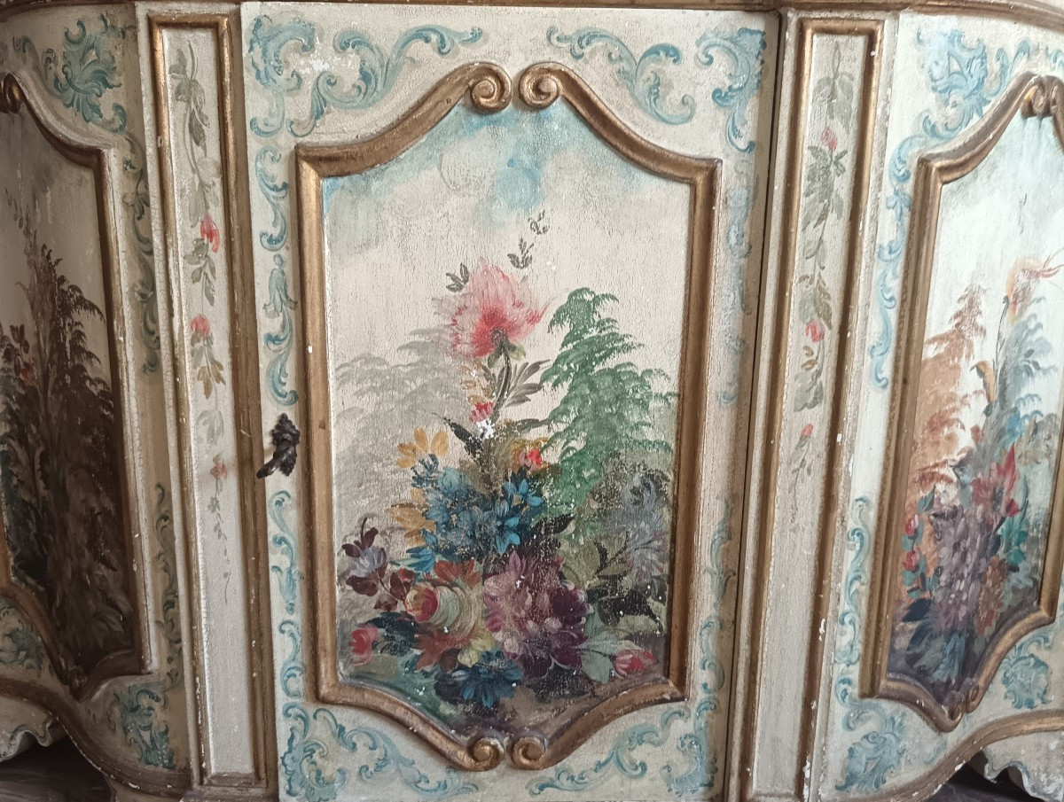 Mobile veneziano laccato inizio XX secolo-photo-3