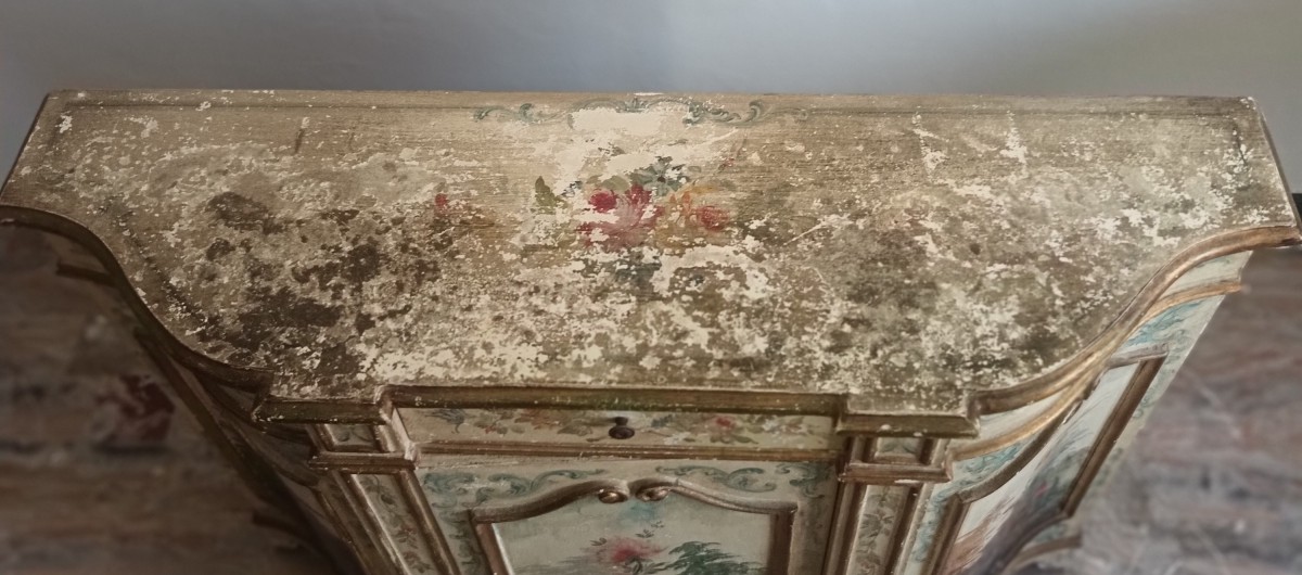 Mobile veneziano laccato inizio XX secolo-photo-6