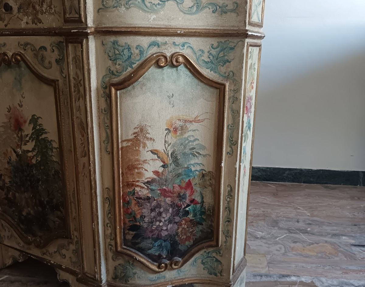 Mobile veneziano laccato inizio XX secolo-photo-7