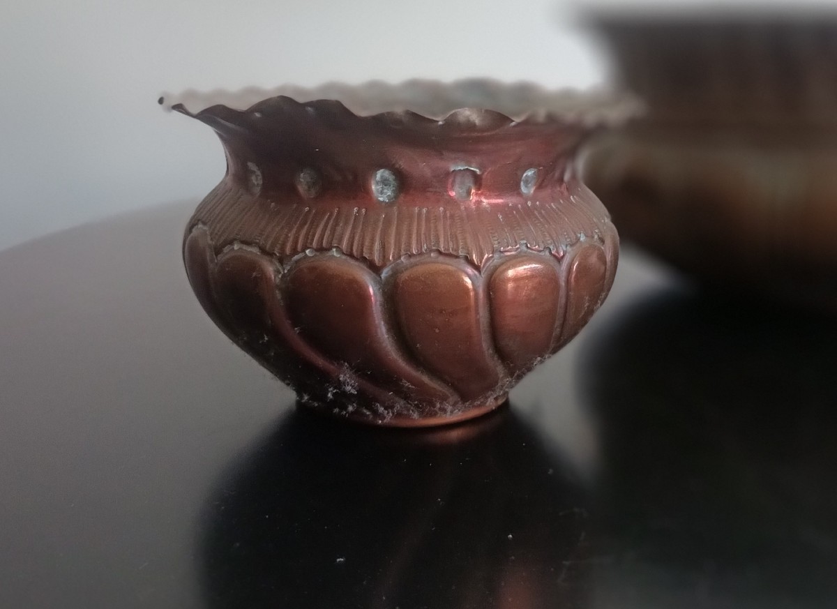 Tre coprivaso in rame 1910-photo-2