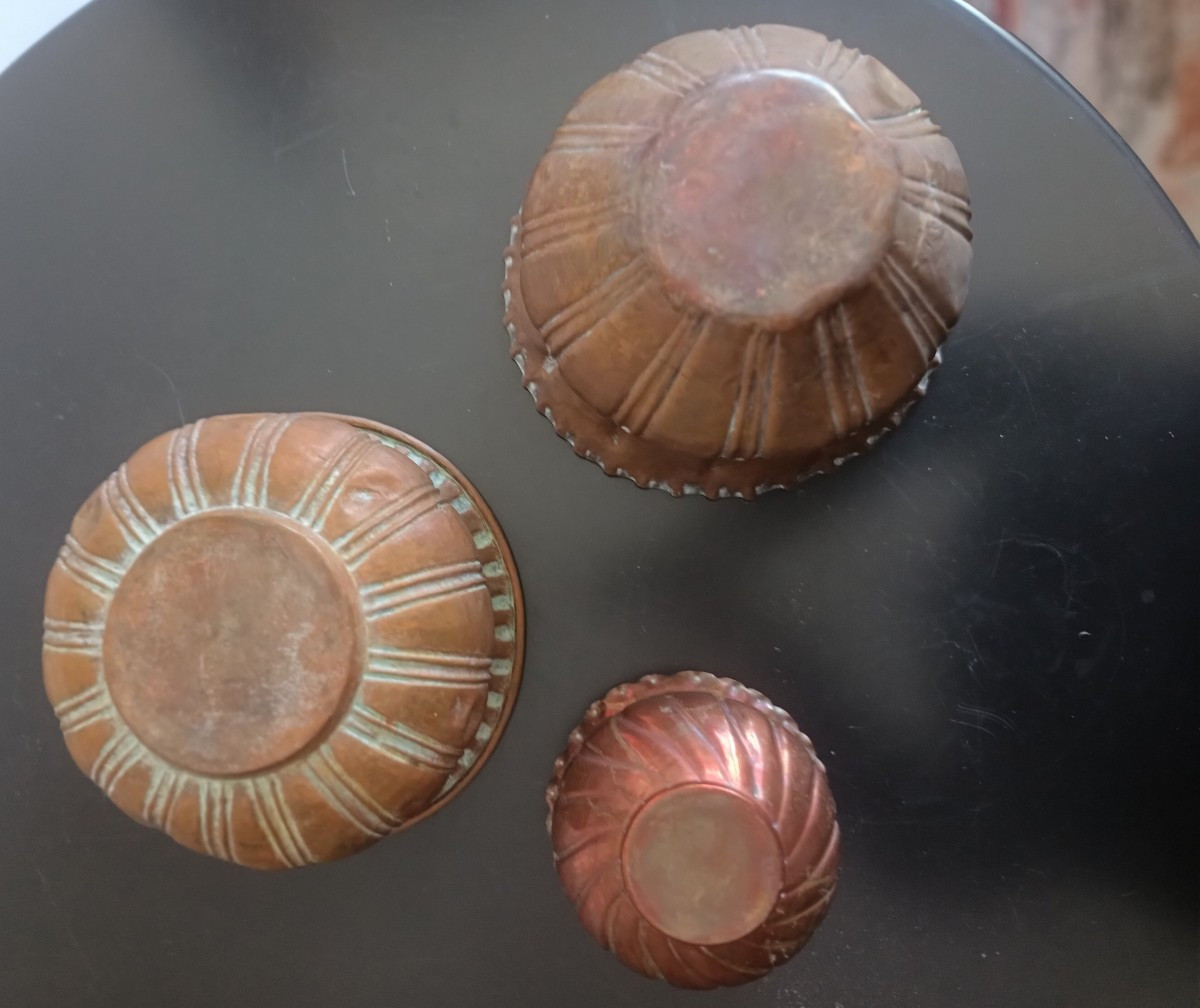 Tre coprivaso in rame 1910-photo-2