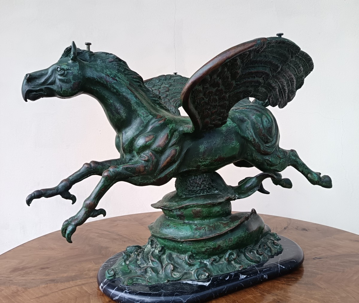 Scultura Razionalista in bronzo del 1930 Ippogrifo-photo-1